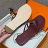 Шлепки Hermes Miss