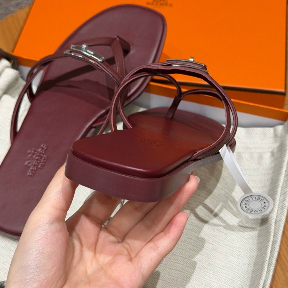 Шлепки Hermes Miss