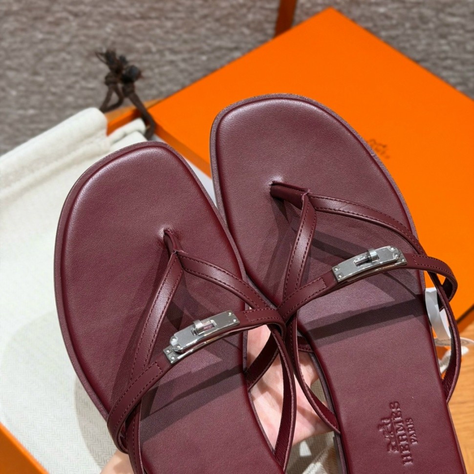 Шлепки Hermes Miss