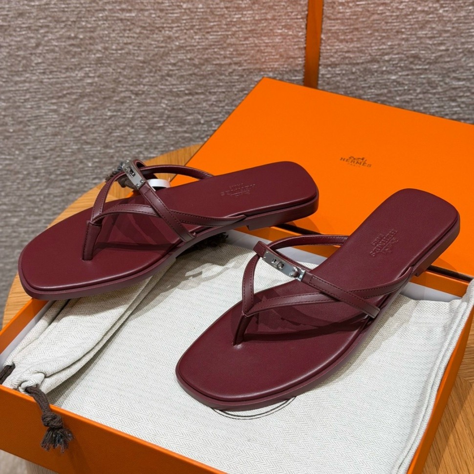 Шлепки Hermes Miss