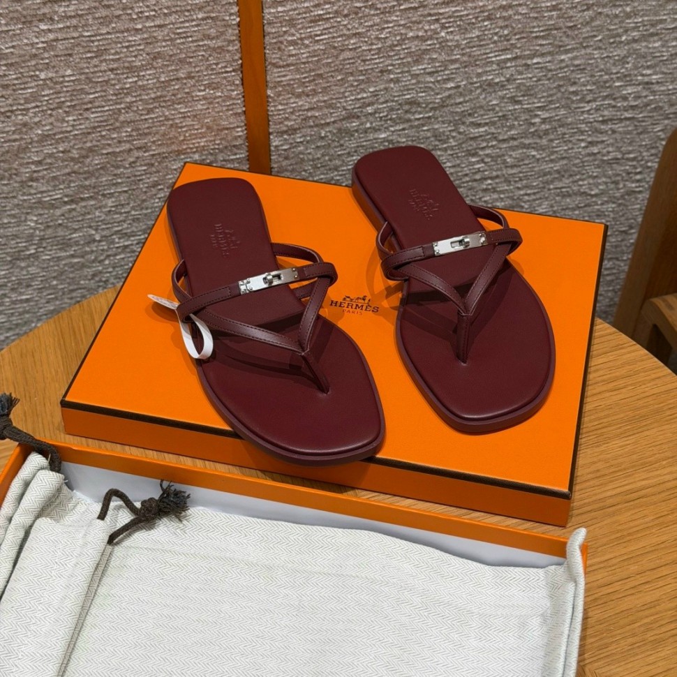 Шлепки Hermes Miss