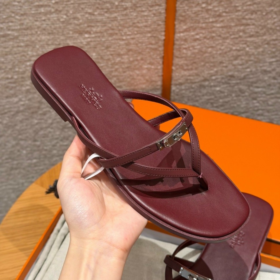 Шлепки Hermes Miss