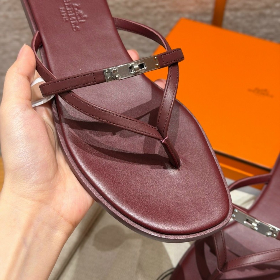 Шлепки Hermes Miss