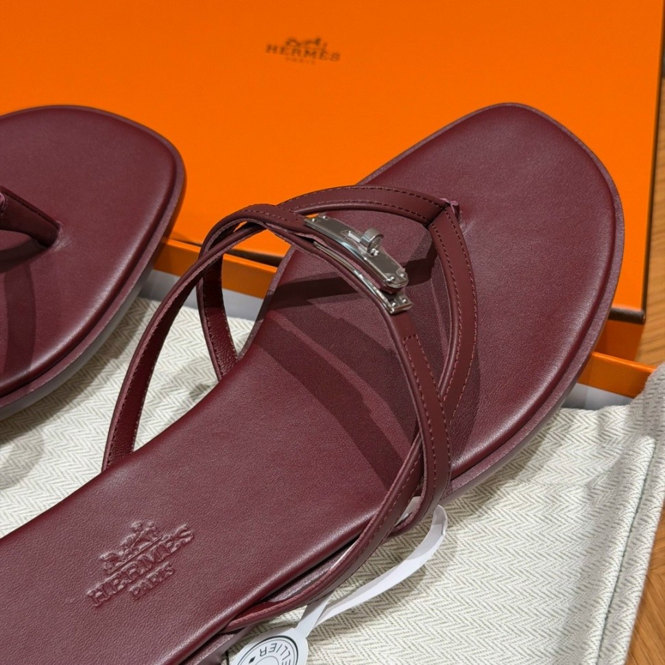 Шлепки Hermes Miss