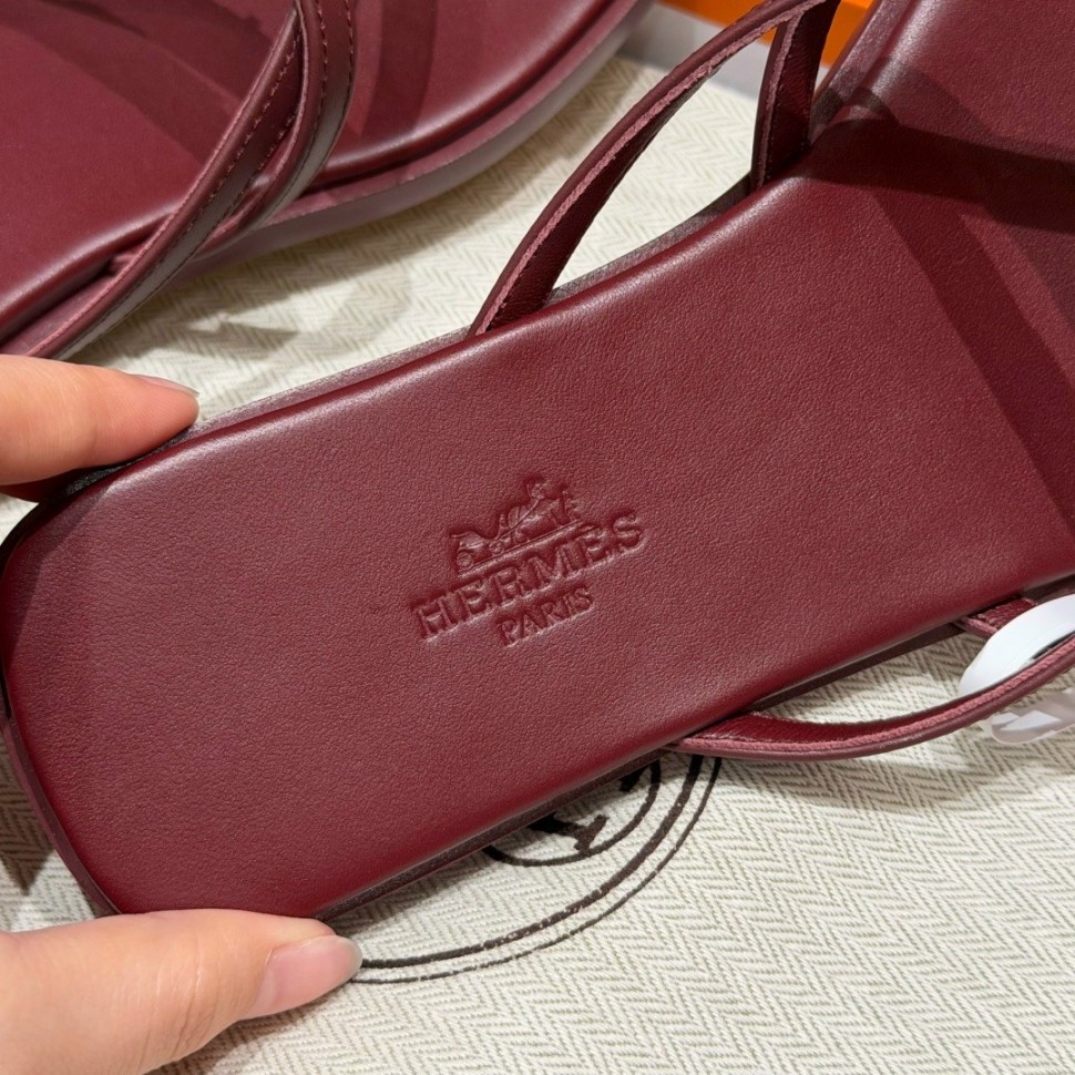 Шлепки Hermes Miss