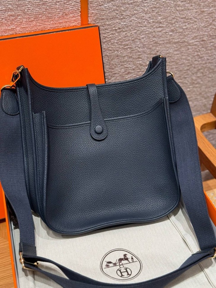 Сумка Hermes Evelyne 29 Blue niut 