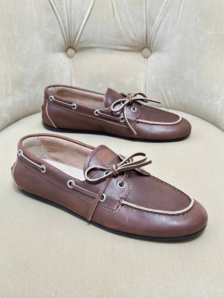 Мокасины Miu Miu