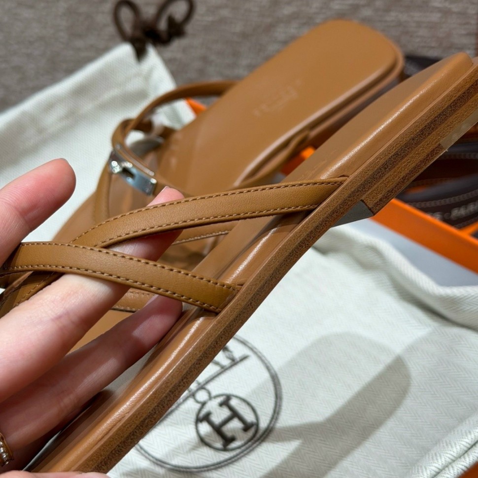 Шлепки Hermes Miss