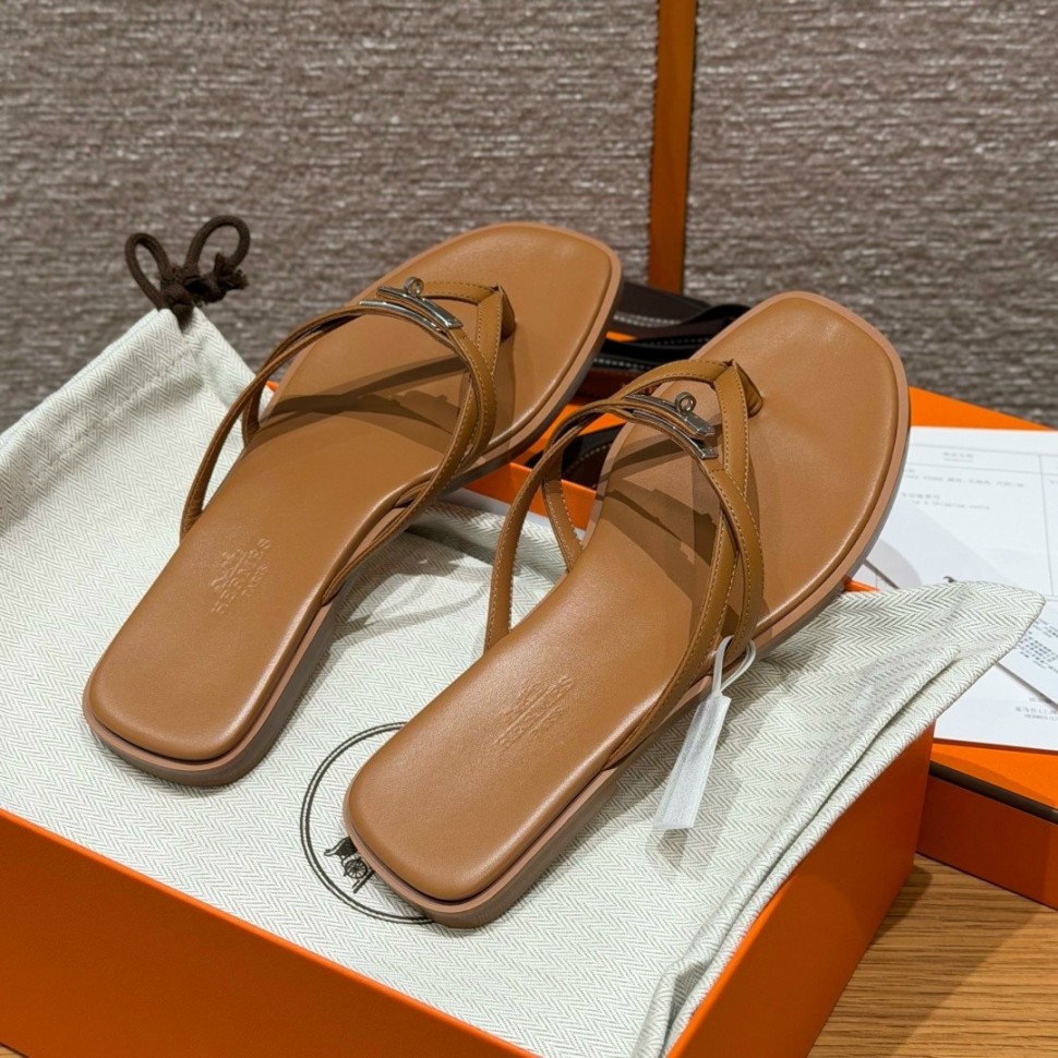 Шлепки Hermes Miss