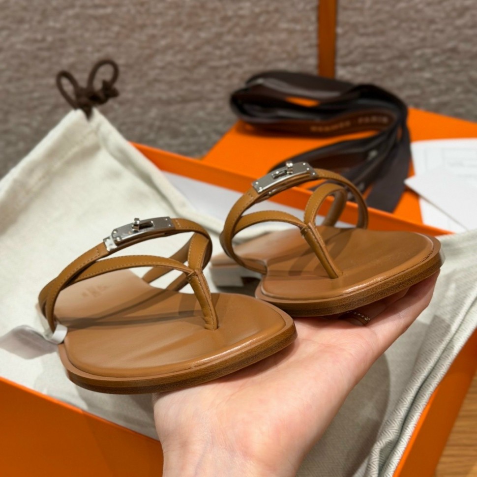 Шлепки Hermes Miss