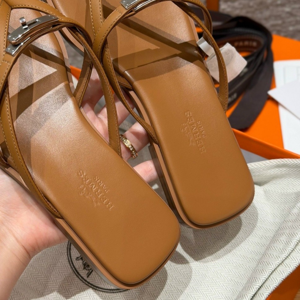 Шлепки Hermes Miss
