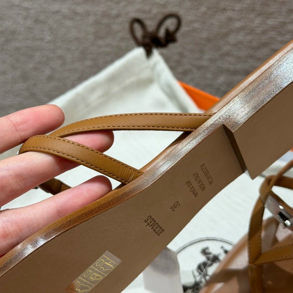 Шлепки Hermes Miss