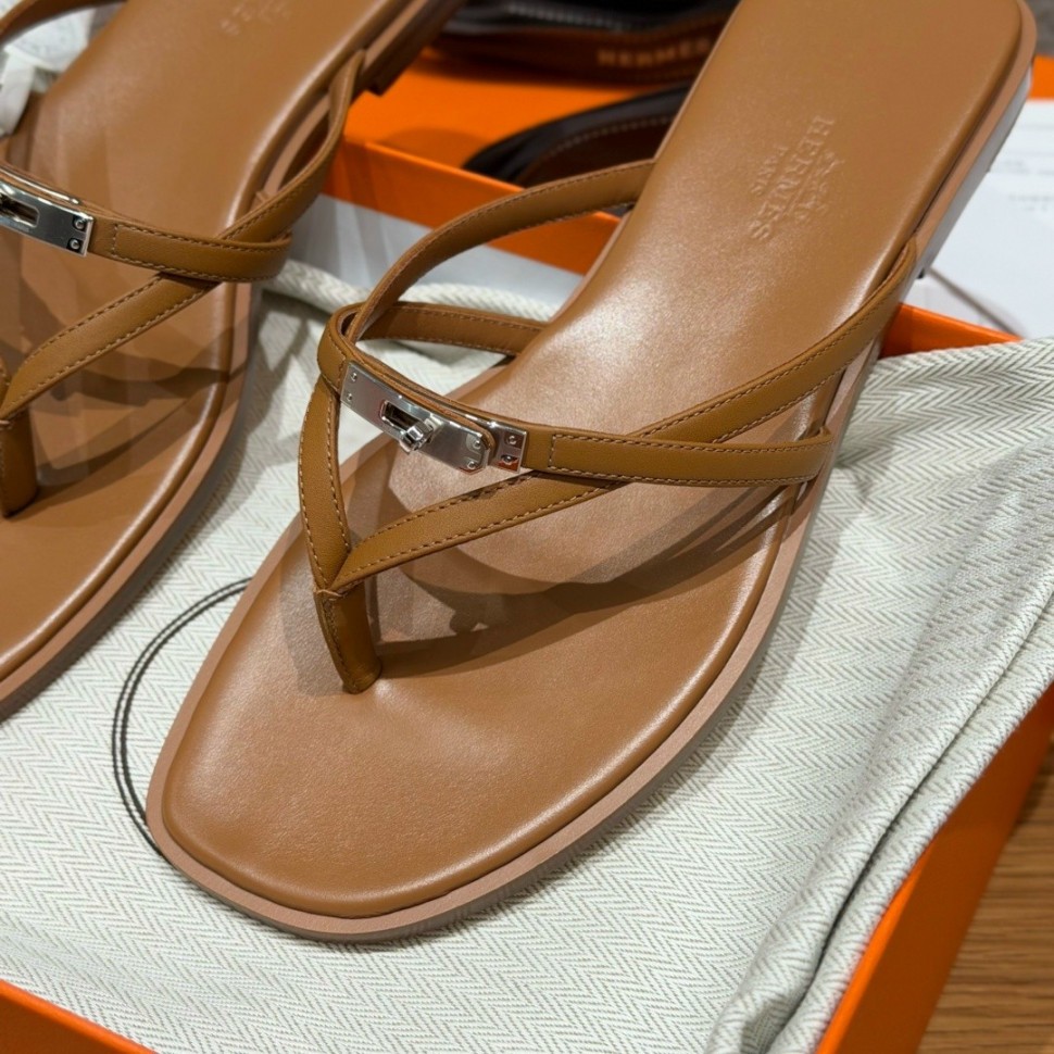 Шлепки Hermes Miss