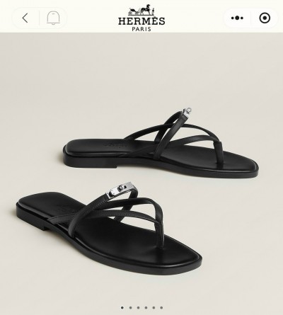 Шлепки Hermes Miss