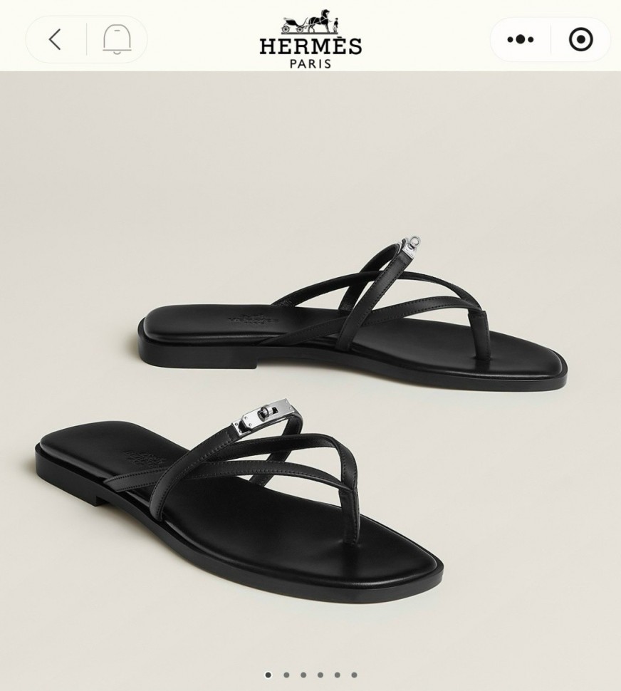 Шлепки Hermes Miss