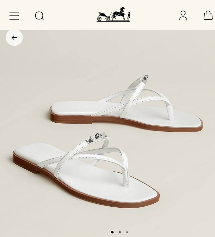 Шлепки Hermes Miss