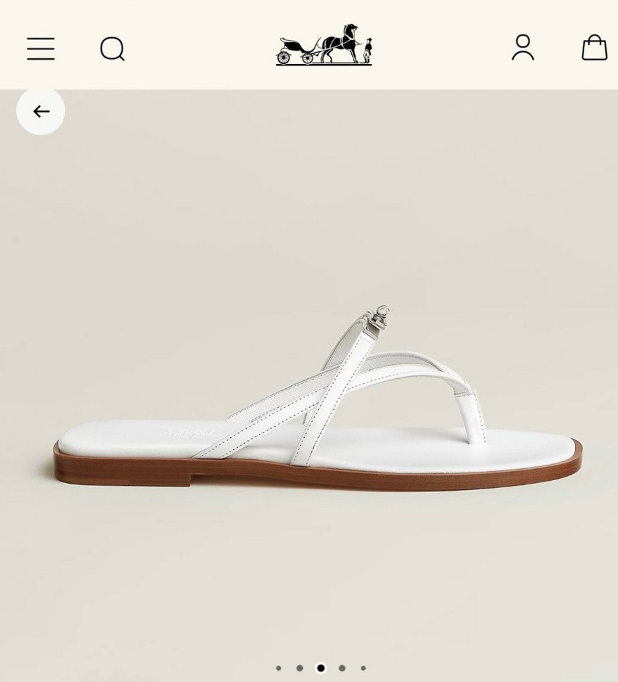 Шлепки Hermes Miss
