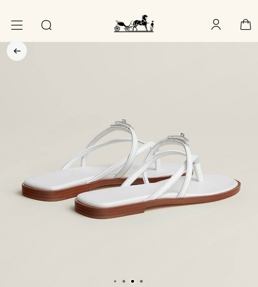 Шлепки Hermes Miss