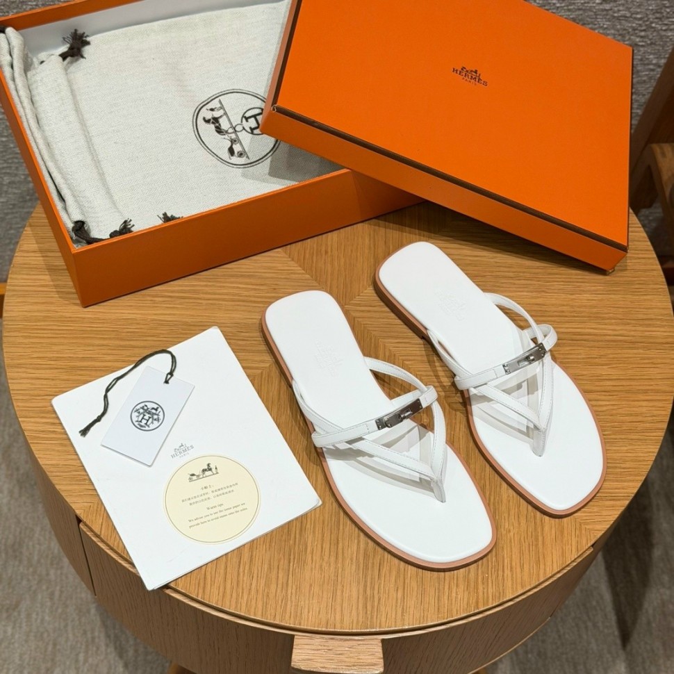 Шлепки Hermes Miss