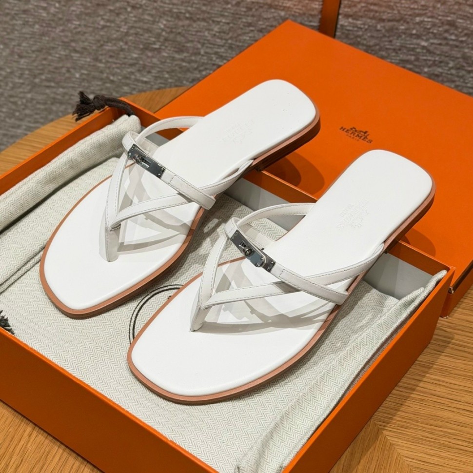 Шлепки Hermes Miss