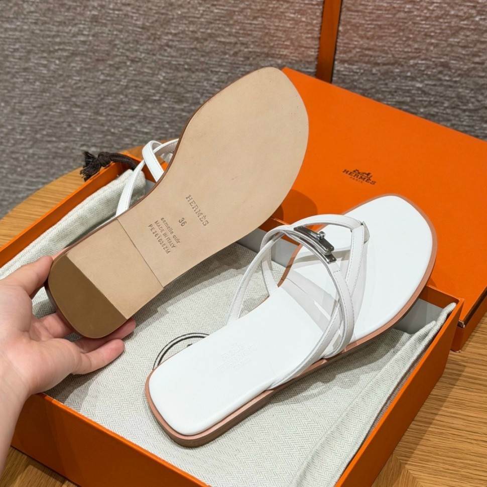 Шлепки Hermes Miss