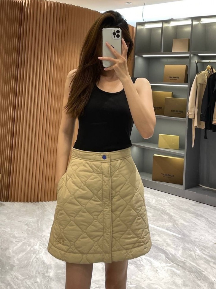 Юбка Burberry стеганая
