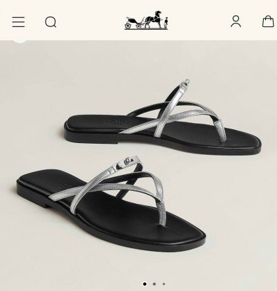 Шлепки Hermes Miss