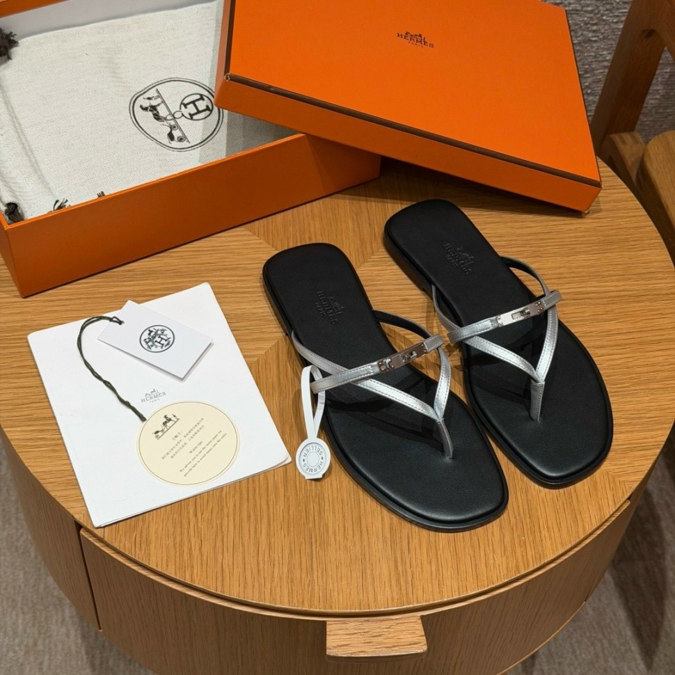 Шлепки Hermes Miss