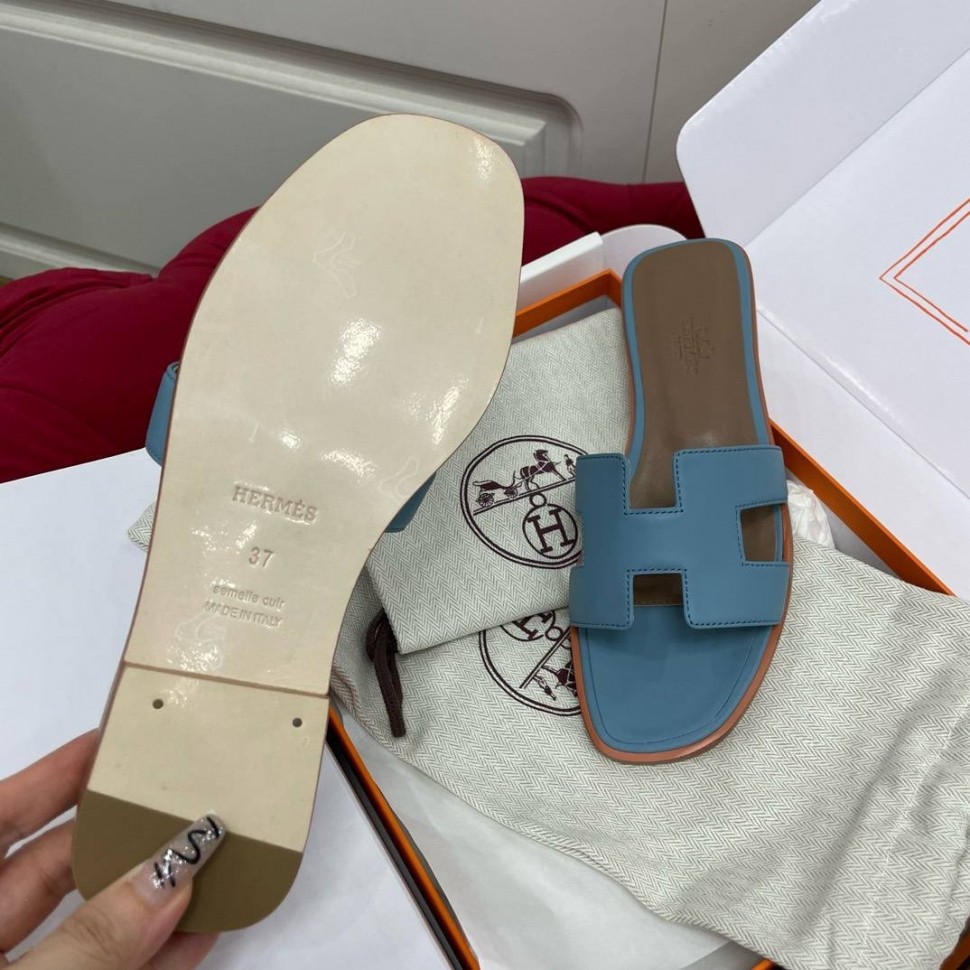 Шлепки Hermes Oran