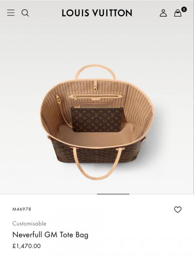 Сумка Louis Vuitton Neverfull GM