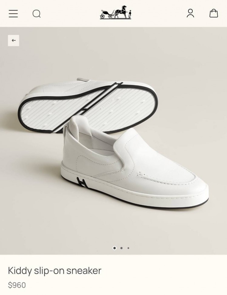 Лоуферы Hermes Kiddy