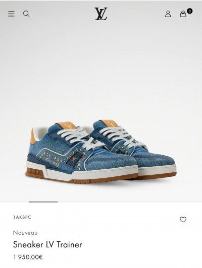 Сникеры Louis Vuitton