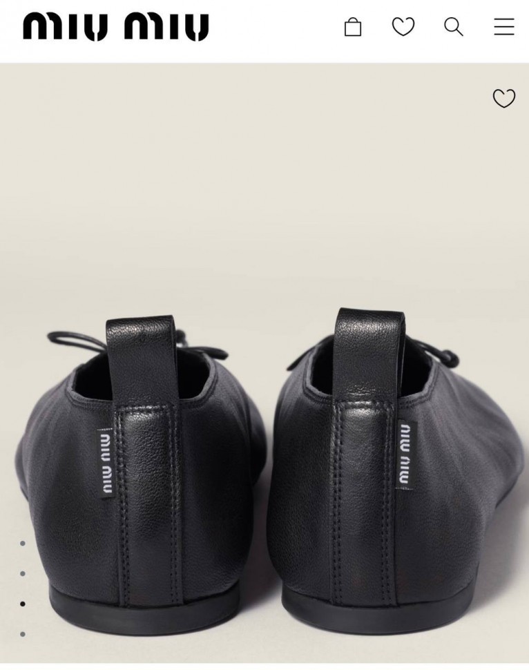 Балетки Miu Miu