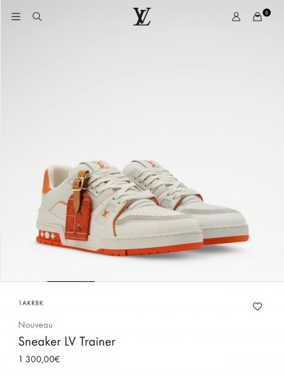 Сникеры Louis Vuitton