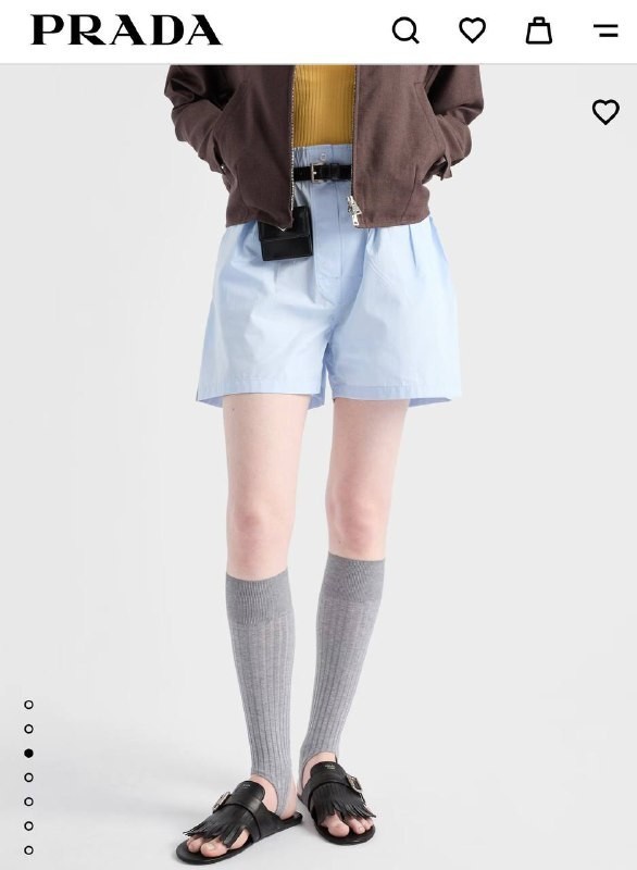 Шлепки Prada