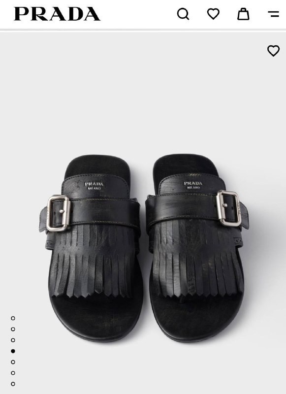 Шлепки Prada
