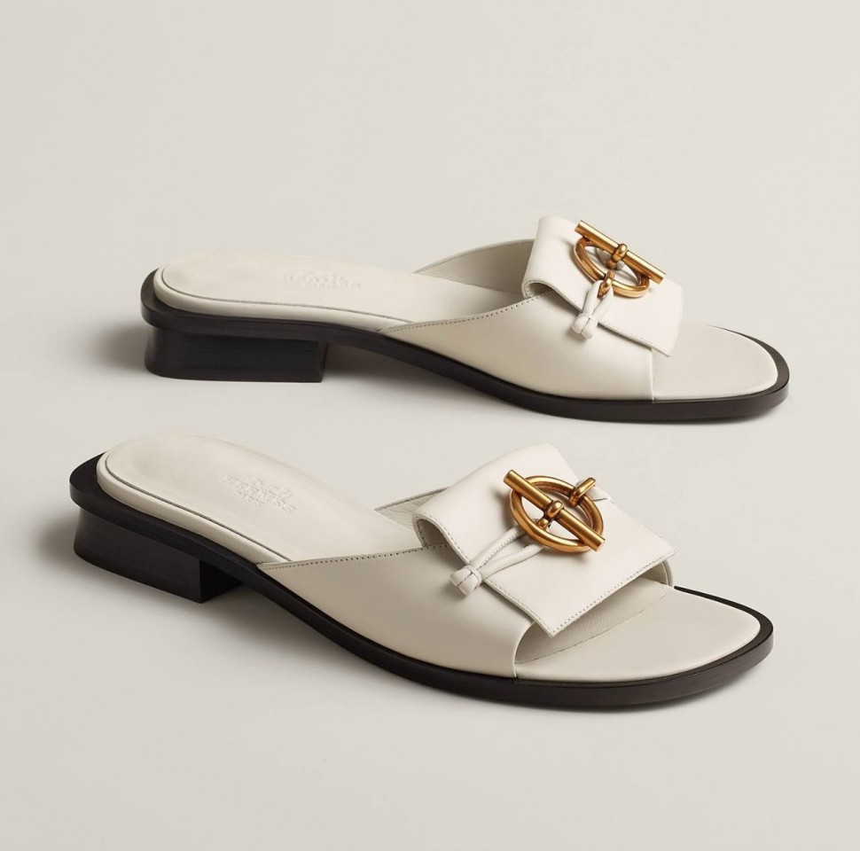 Шлепки Hermes