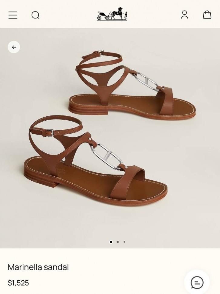 Сандали Hermes Marinella
