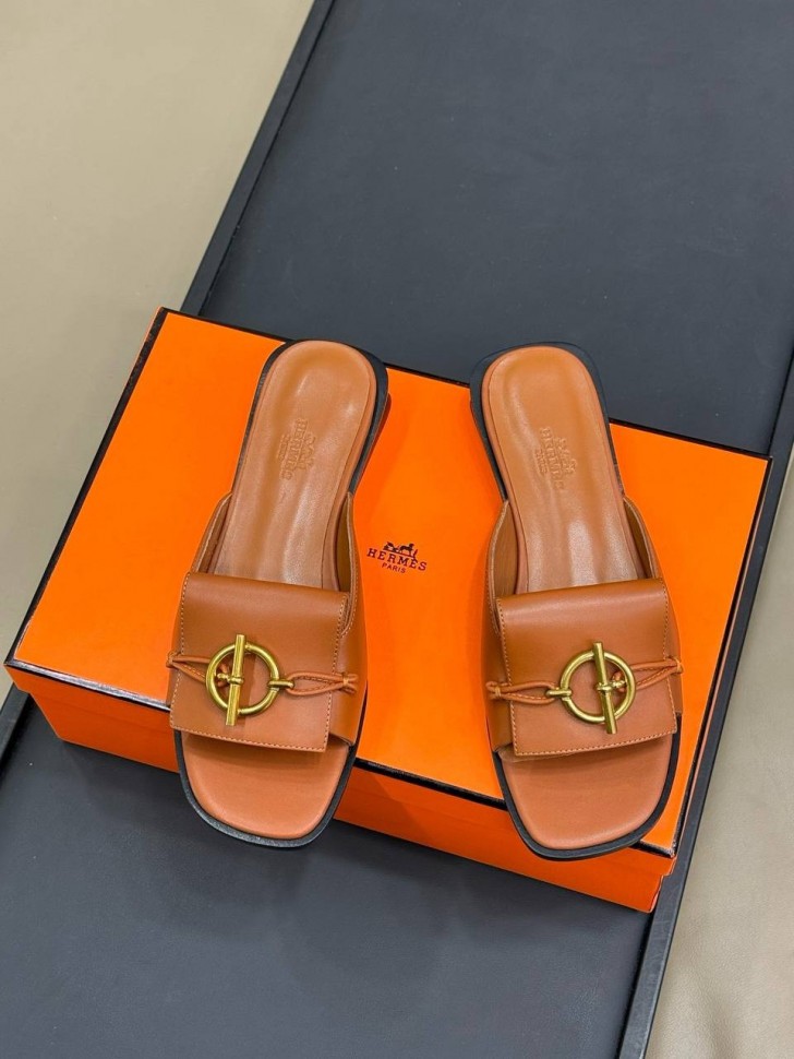 Шлепки Hermes