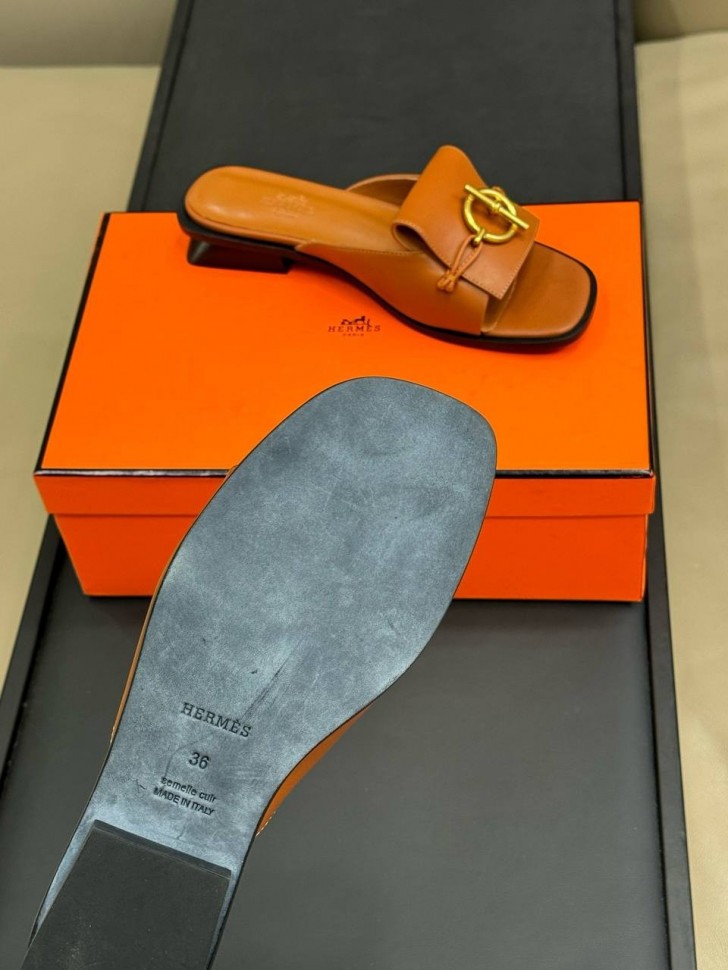 Шлепки Hermes