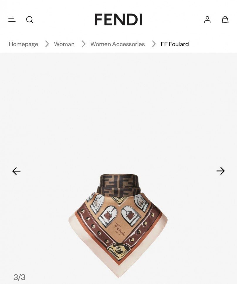 Платок  FENDI  