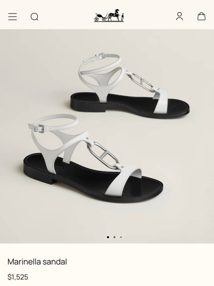 Сандали Hermes Marinella