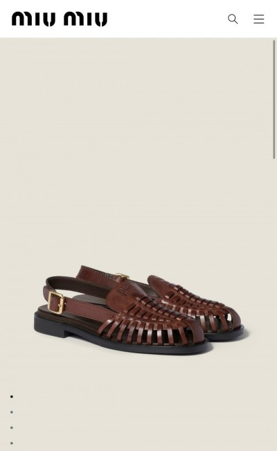 Сандали Miu Miu 
