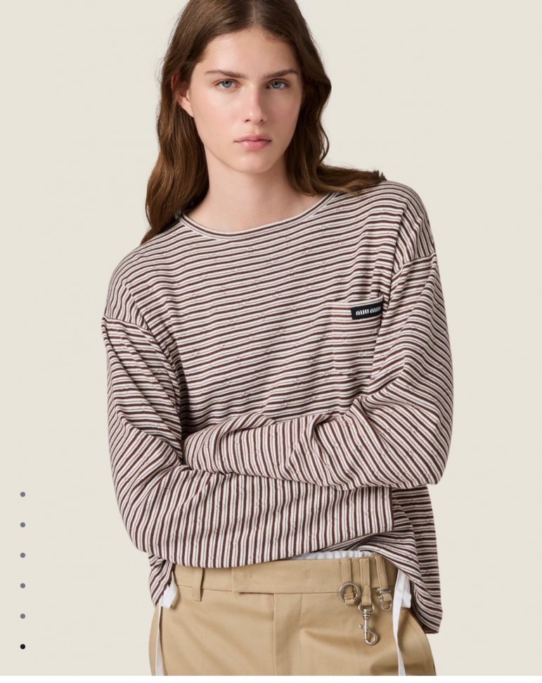 Лонгслив Miu Miu