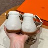Босоножки Hermes Santorini Blanc Epsom Босоножки Hermes Santorini Blanc Epsom