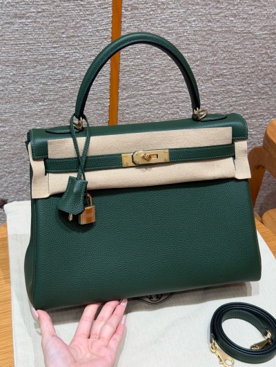 Сумка Hermes Kelly 35 Togo Vert Anglais