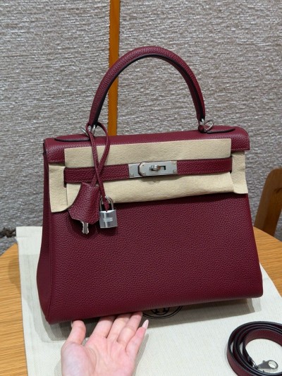 Сумка Hermes Kelly 28 Togo Rouge H