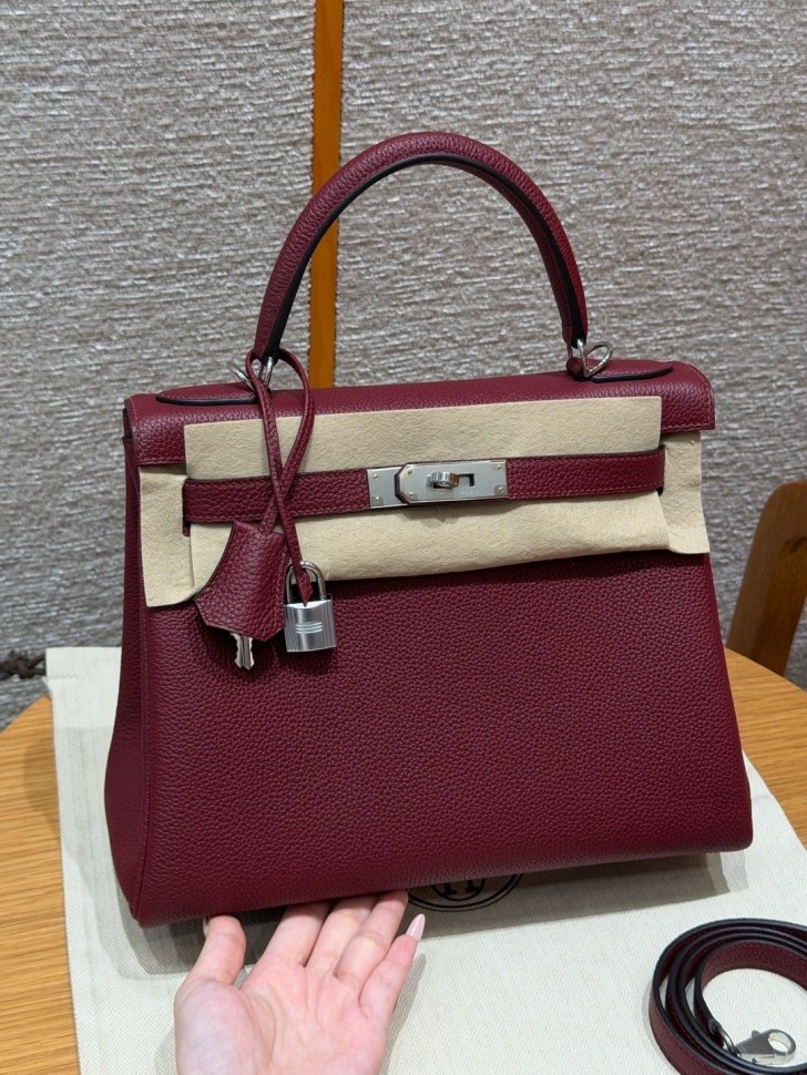 Сумка Hermes Kelly 28 Togo Rouge H