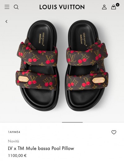 Мюли Louis Vuitton 