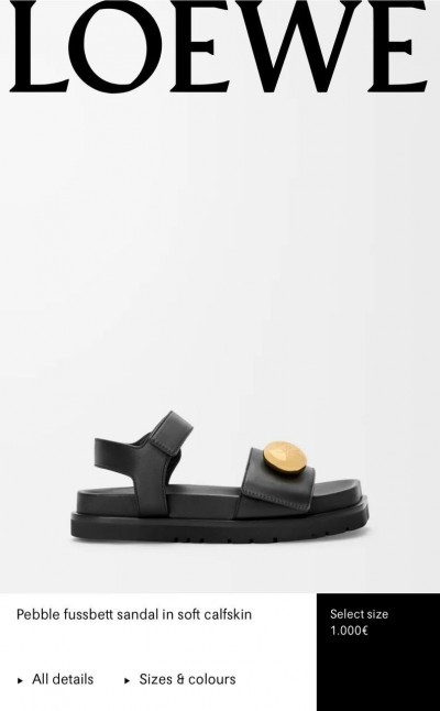 Босоножки Loewe